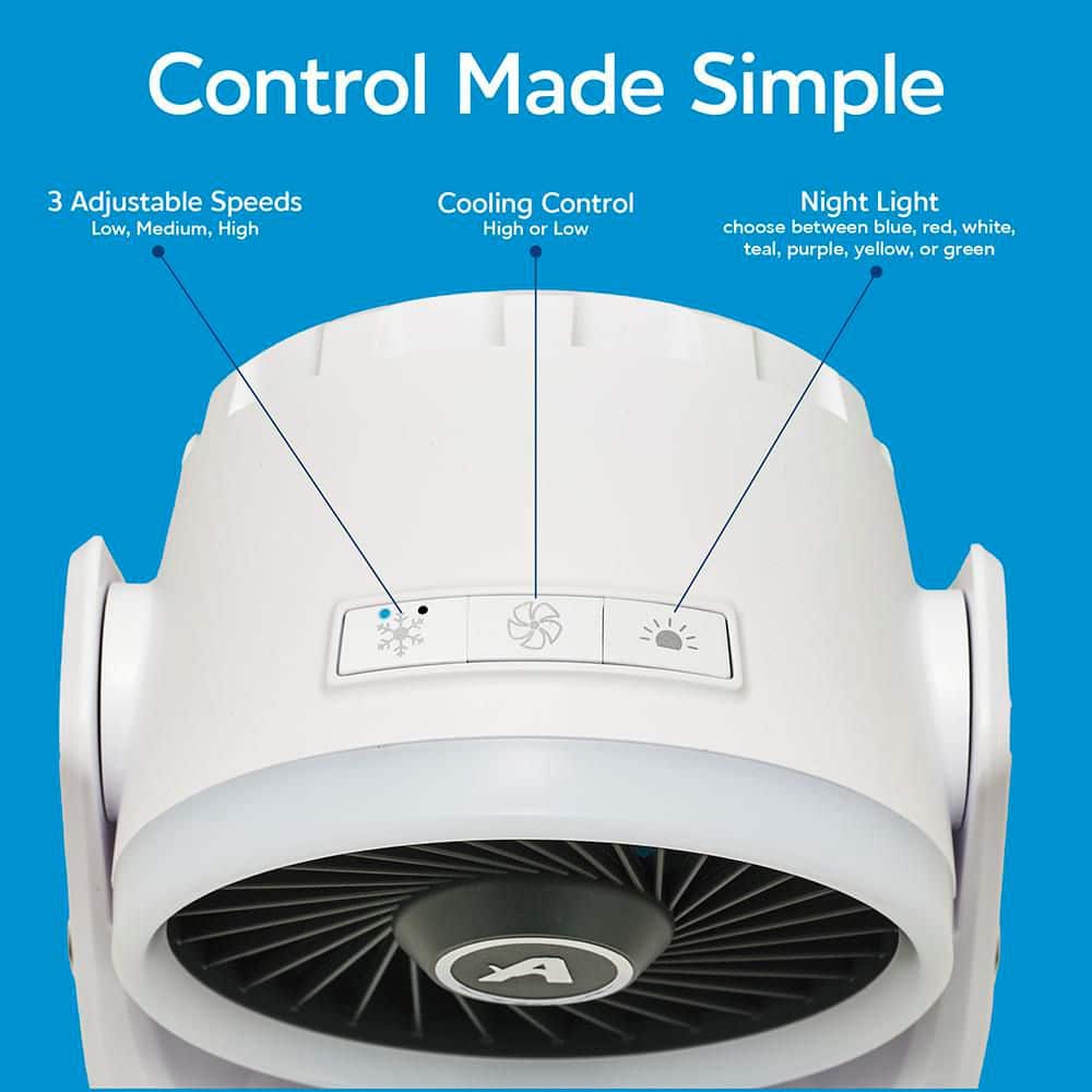 ARCTIC AIR 190 CFM 3-Speed Portable Evaporative Cooler (3)