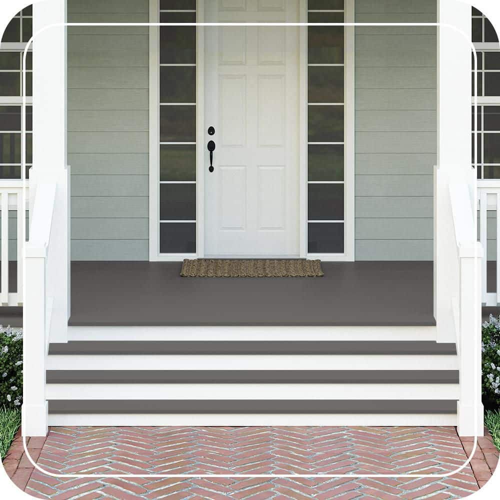 BEHR PREMIUM #780F-6 Textured Low-Lustre Enamel Interior/Exterior Porch and Patio Anti-Slip Floor Paint (2)