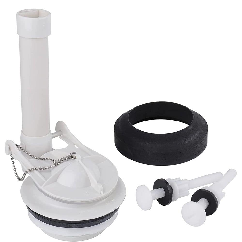 Helhom 3 in. Flush Valve Replacement Kit with Gasket and Bolts, Fit for 2-Piece Toilet, Toilet Repair Parts (1)