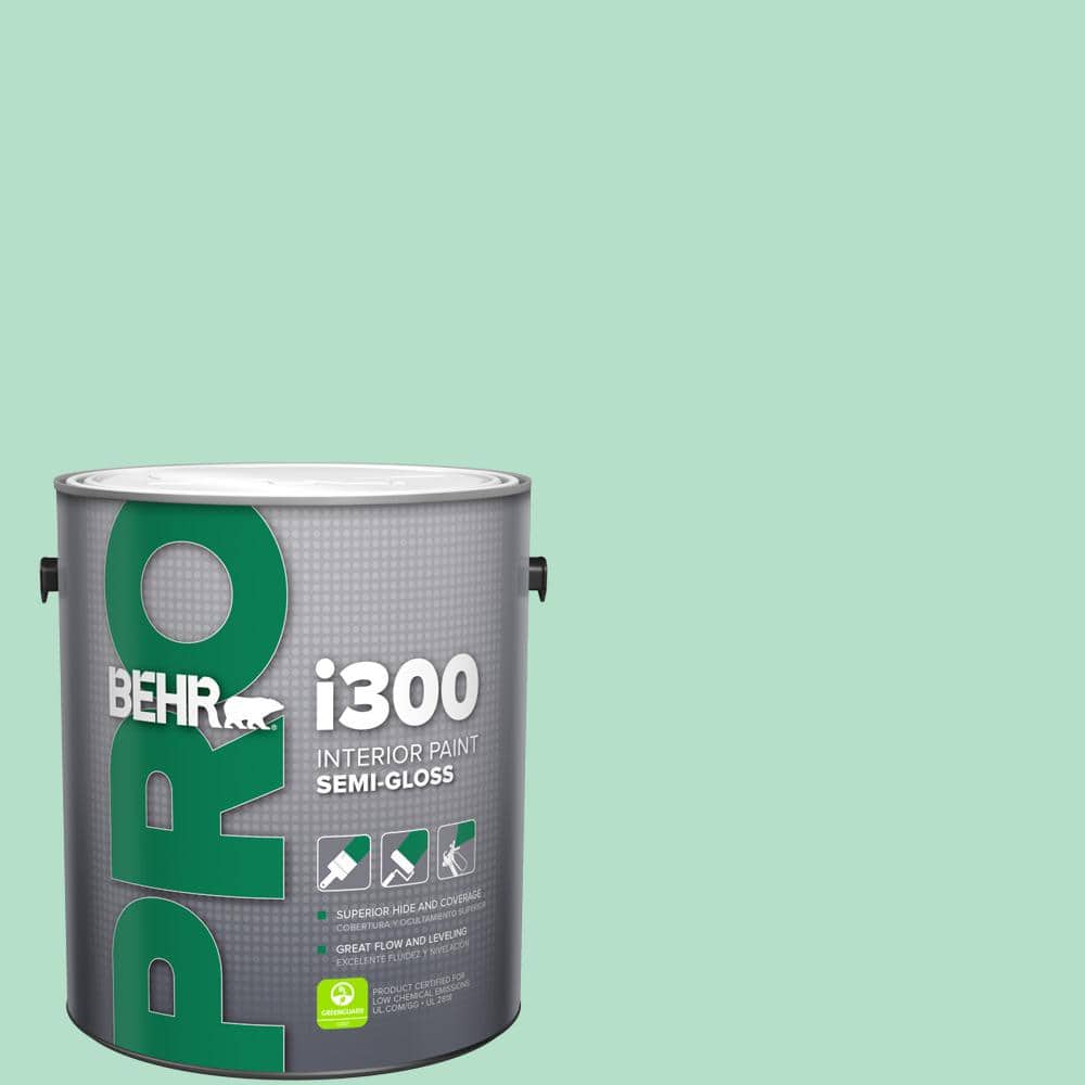 BEHR PRO 1 gal. #480C-3 Aqua Bay Semi-Gloss Interior Paint (1)