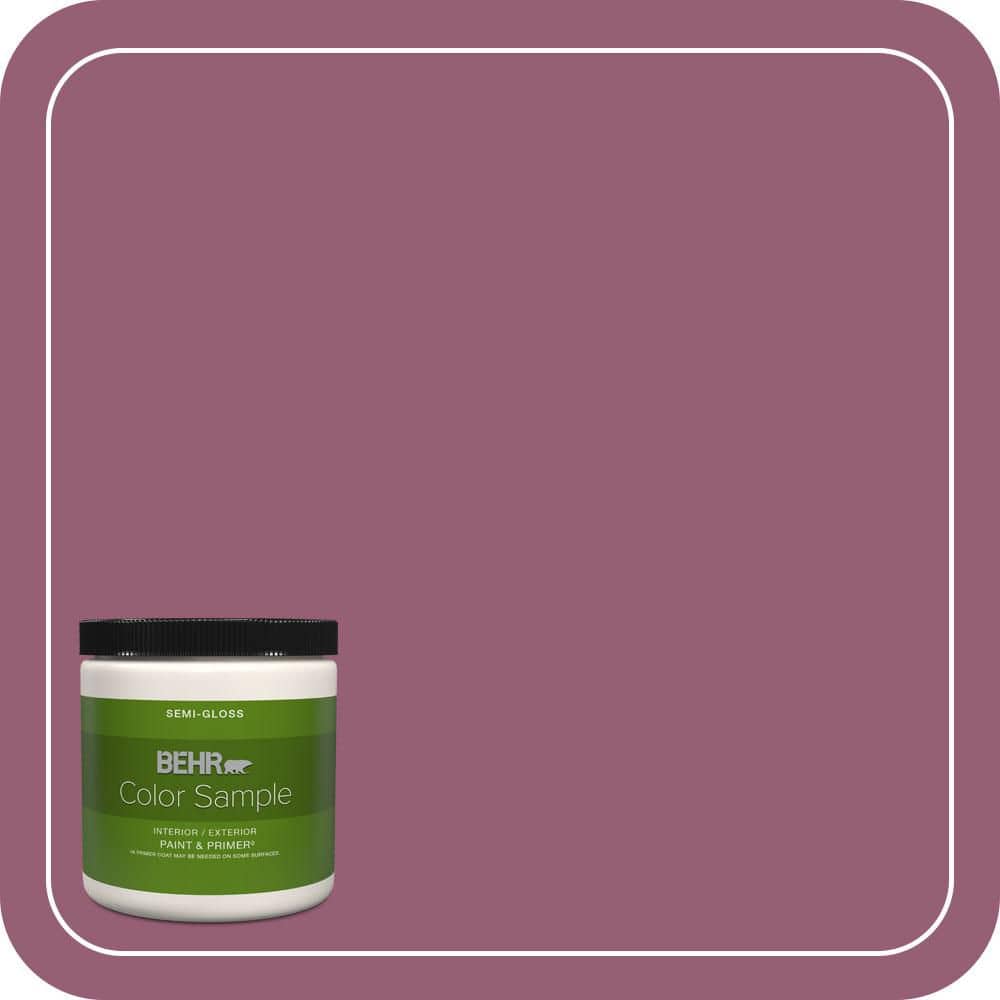 BEHR PREMIUM PLUS 8 oz. #MQ1-03 Glitz and Glamour Semi-Gloss Interior/Exterior Paint & Primer Color Sample