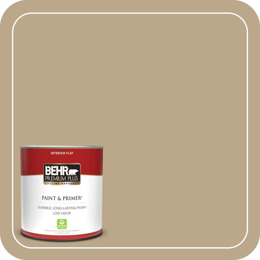 BEHR PREMIUM PLUS Home Decorators Collection #HDC-NT-16 Natural Chamois Enamel Low Odor & Primer (1)