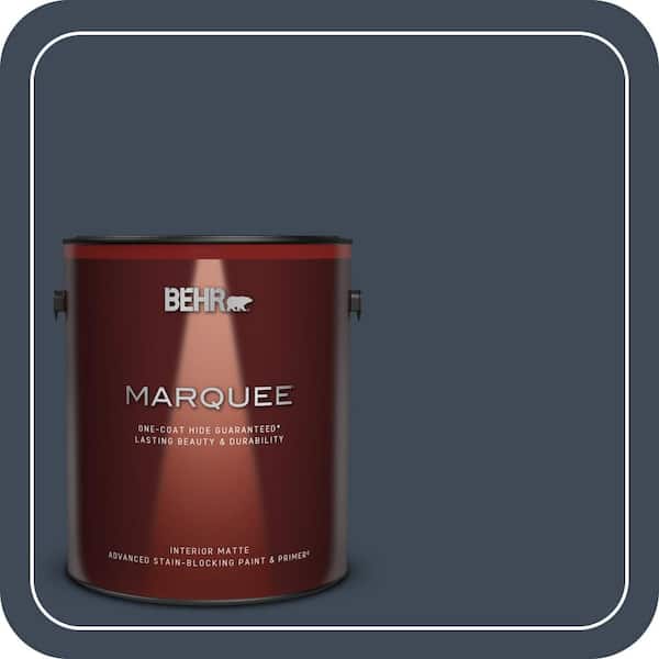 BEHR MARQUEE 1 gal. #PPU14-20 Starless Night Matte Interior Paint & Primer (2)