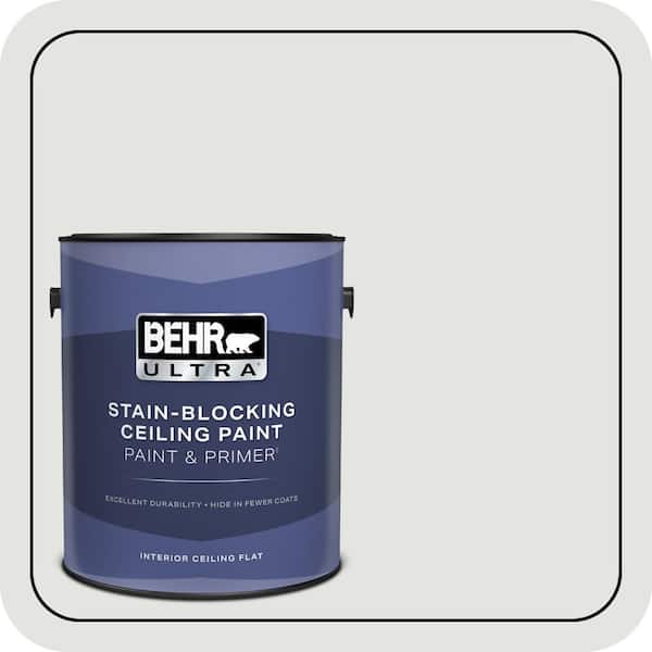 BEHR ULTRA 1 gal. #BL-W12 Canyon Wind Ceiling Flat Interior Paint and Primer (2)