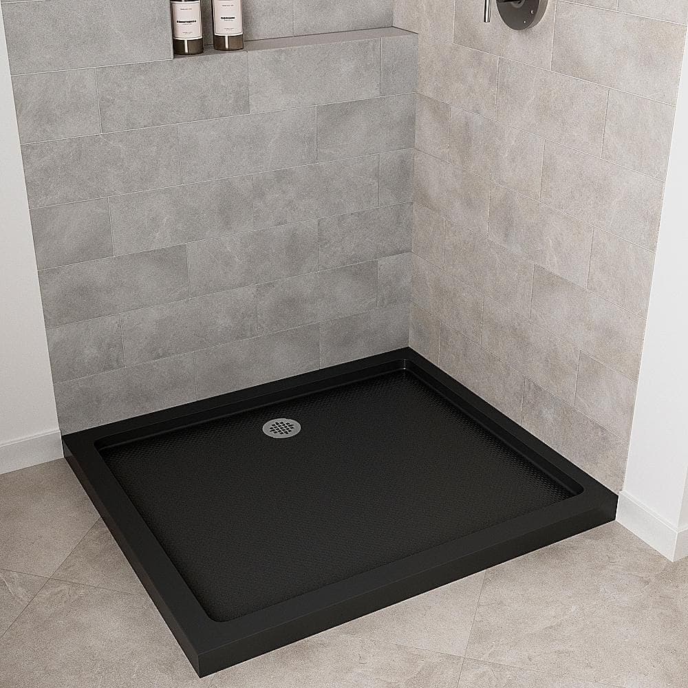 Streamline NT-2372-426-BL 42 in. 36 in. Corner Acrylic Shower Pan Base with Drain, Drain Included (3)