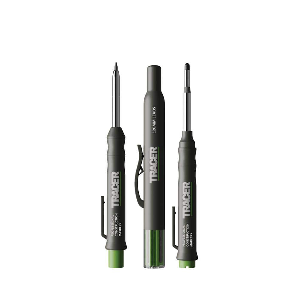 TRACER Deep Hole Marker Pen, Pencil, and Lead Marking Kit with Holster