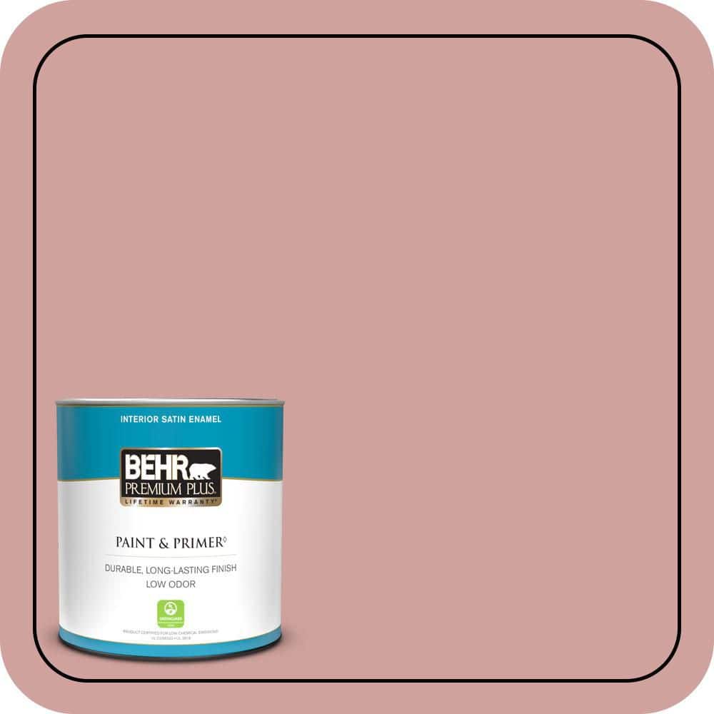 BEHR PREMIUM PLUS #S150-3 Rose Pottery Enamel & Primer Color Sample (1)