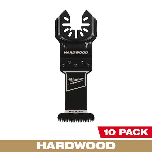 Milwaukee 1-3/8 in. High Carbon Steel Universal Fit Japanese Teeth Hardwood Cutting Multi-Tool Oscillating Blade (10-Pack) (2)