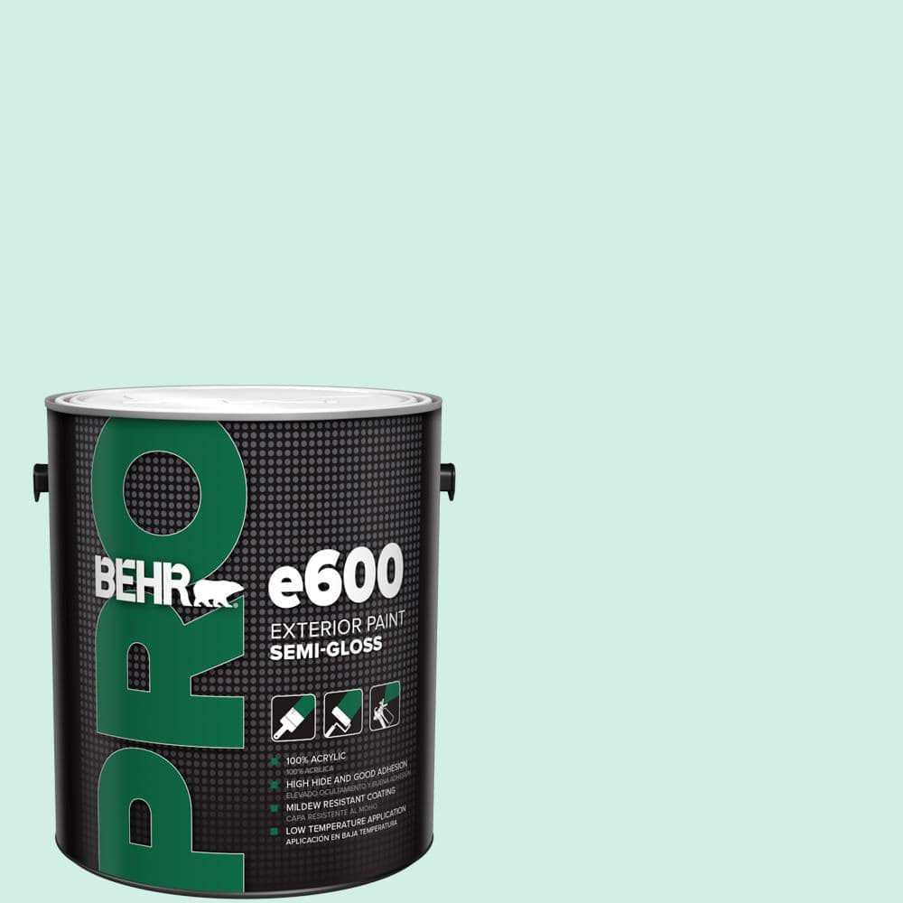 BEHR PRO 1 gal. #P440-1 Shimmering Pool Semi-Gloss Exterior Paint
