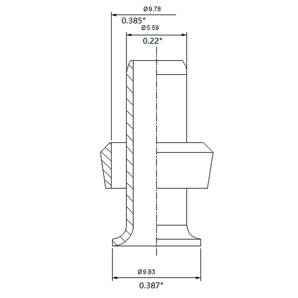 Everbilt 3/8 in. Compression Sleeves and Brass Insert Fittings (2-Pack) (3)