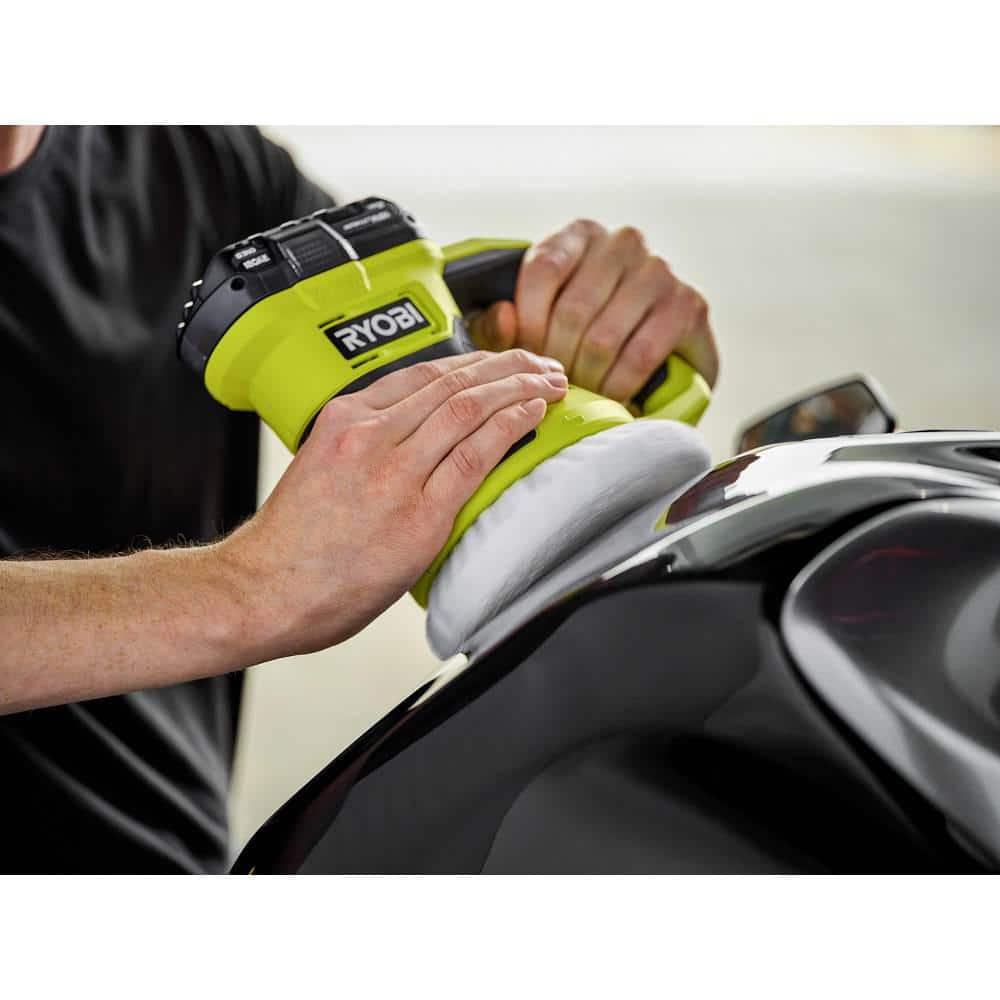 RYOBI 4 in. to 7 in. Buffing Bonnet Set (2-Piece) (3)