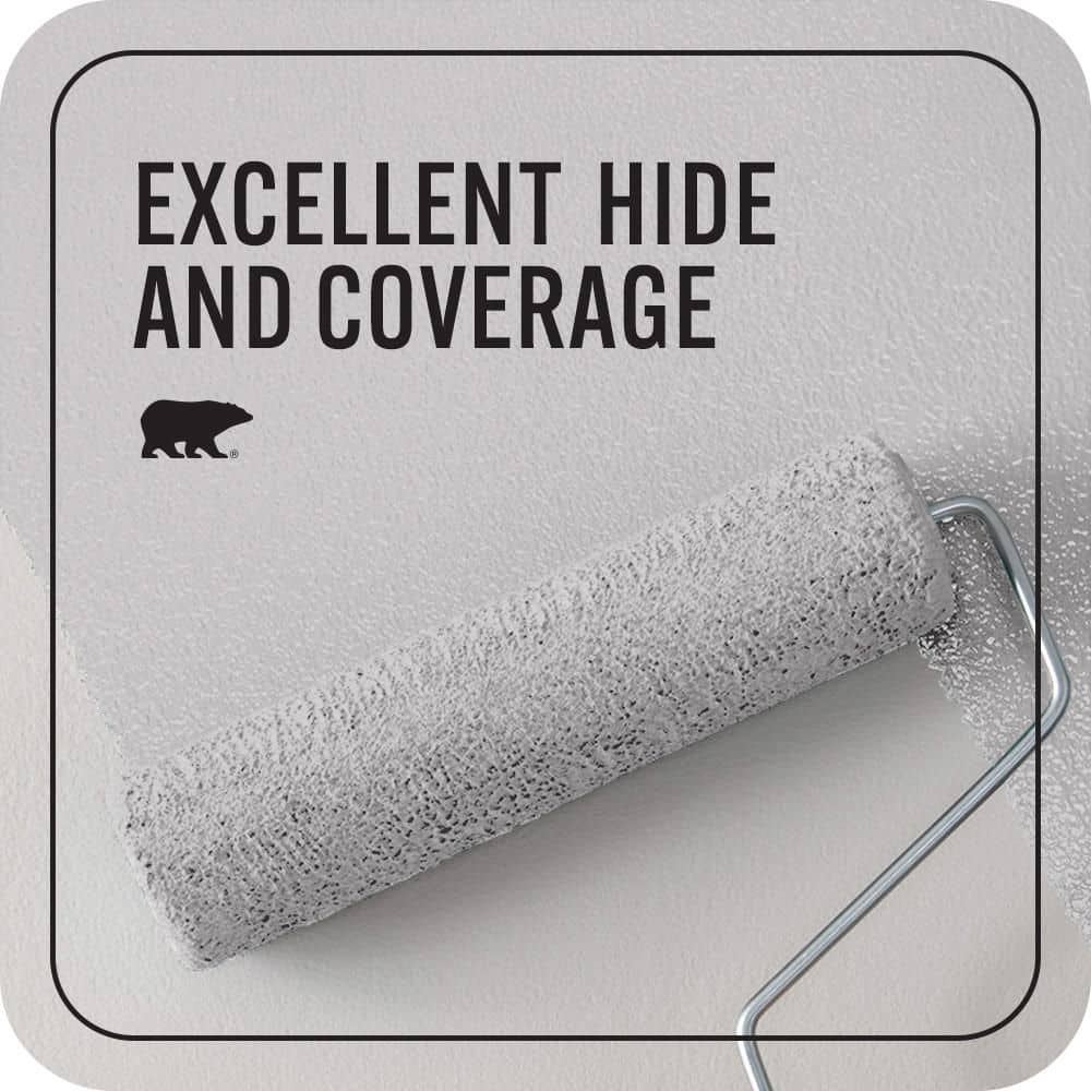 BEHR PREMIUM PLUS #MQ3-28 Rock Crystal Enamel Low Odor & Primer (4)
