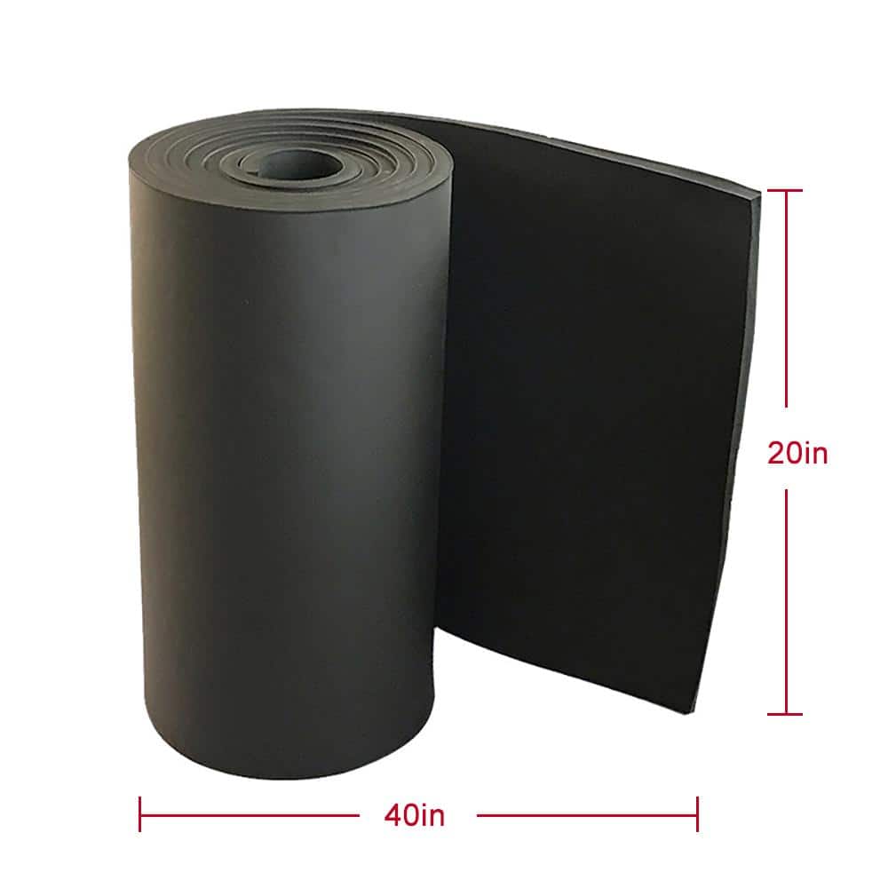Wellco 20 in x 40 in Self-Adhesive Heat Sound Deadening Insulation Self-Extinguishing from Fire Waterproof and Anti-Corrosion (2)