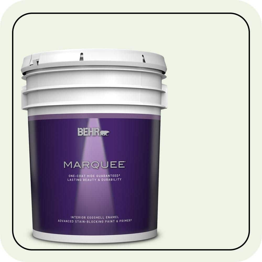 BEHR MARQUEE 5 gal. #440A-1 Parsnip Eggshell Enamel Interior Paint & Primer (1)
