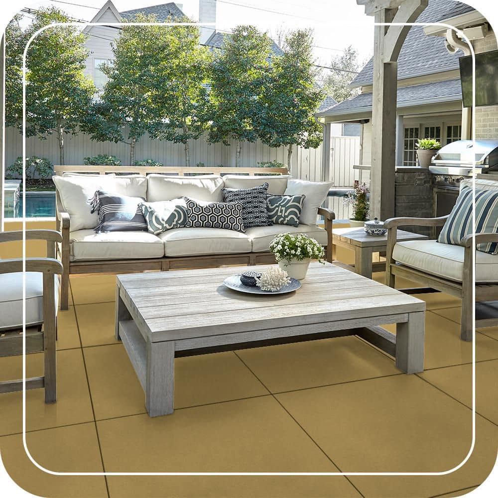 BEHR PREMIUM #PPU6-19 Textured Low-Lustre Enamel Interior/Exterior Porch and Patio Anti-Slip Floor Paint (3)