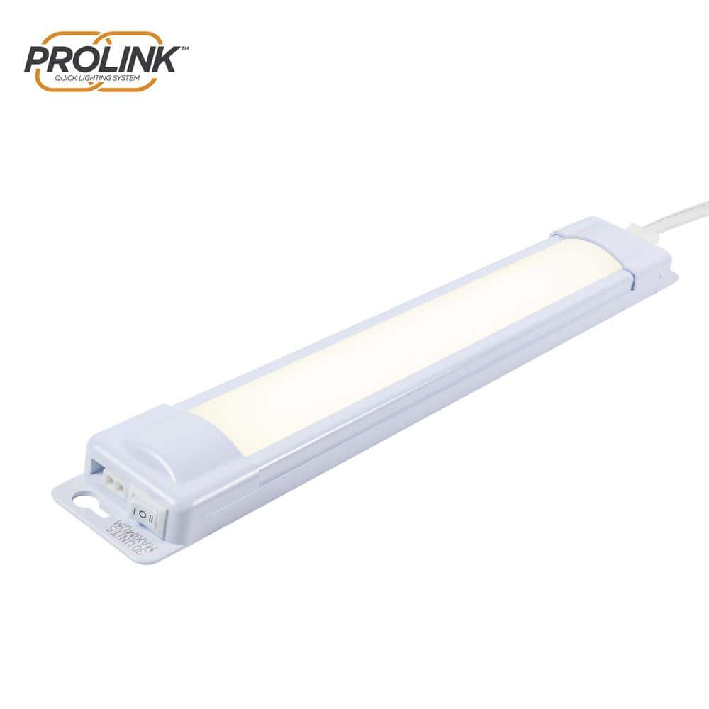 PROLINK EZ Link Linkable Plug-in 12 in. LED White Under Cabinet Light (2)