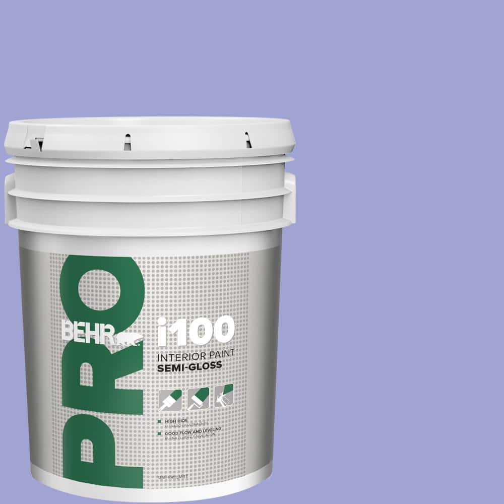 BEHR PRO 5 gal. #P550-4 Water Hyacinth Semi-Gloss Interior Paint