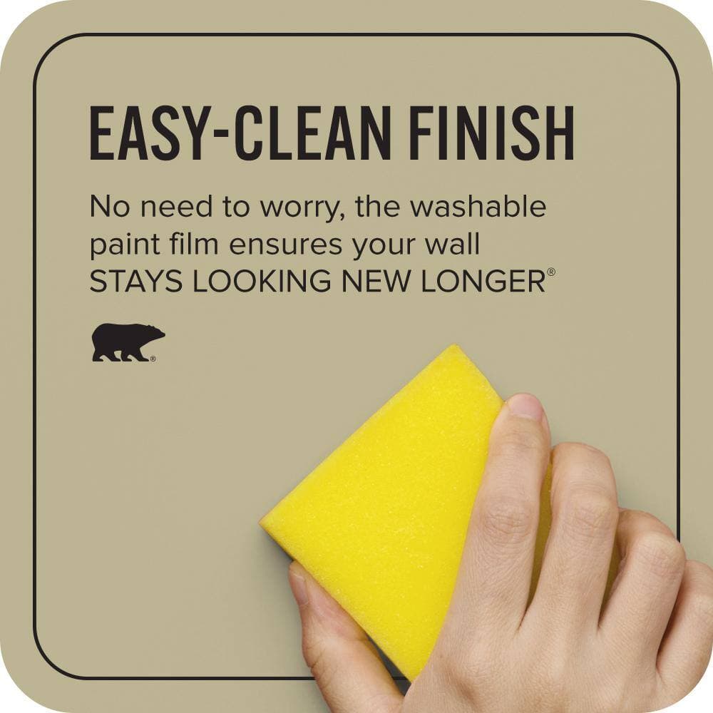 BEHR ULTRA 1 gal. #MQ6-30 Bamboo Shoot Extra Durable Flat Interior Paint & Primer (4)