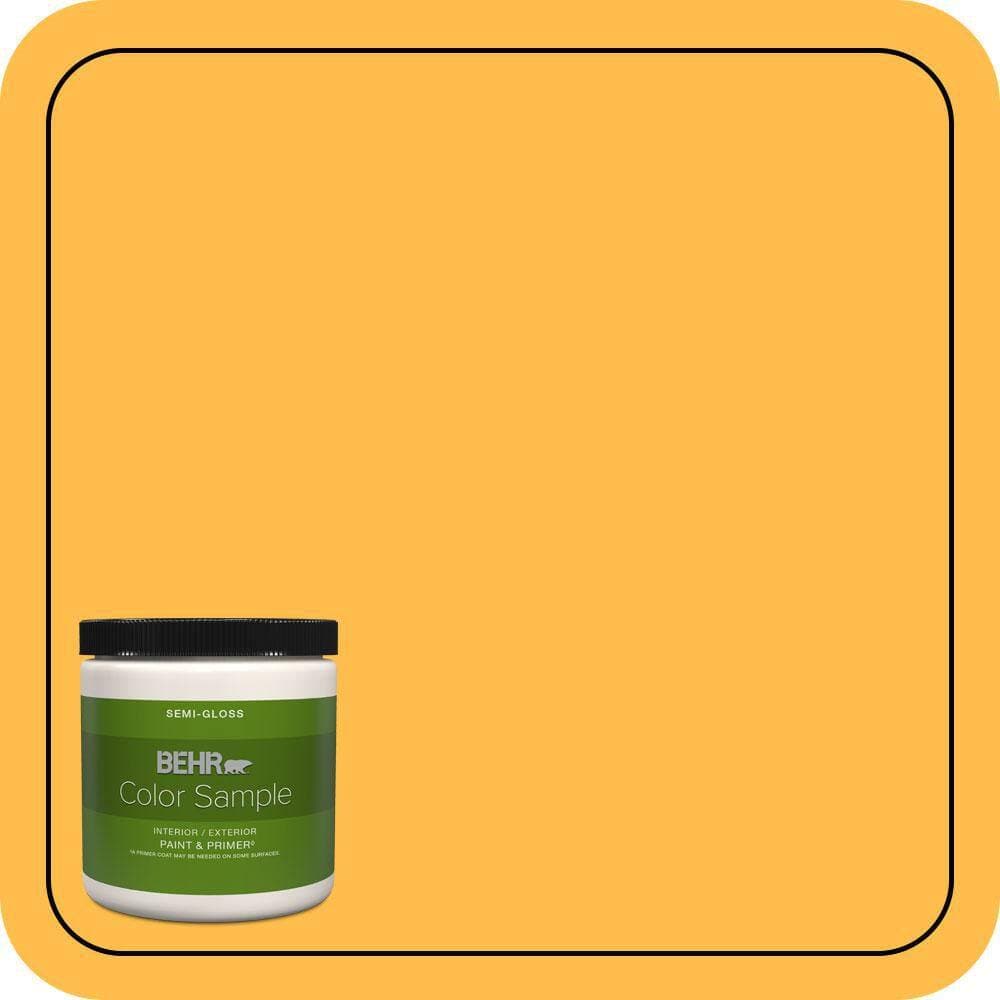 BEHR PREMIUM PLUS #310B-6 Twenty Carat Interior/Exterior Paint & Primer Color Sample (1)
