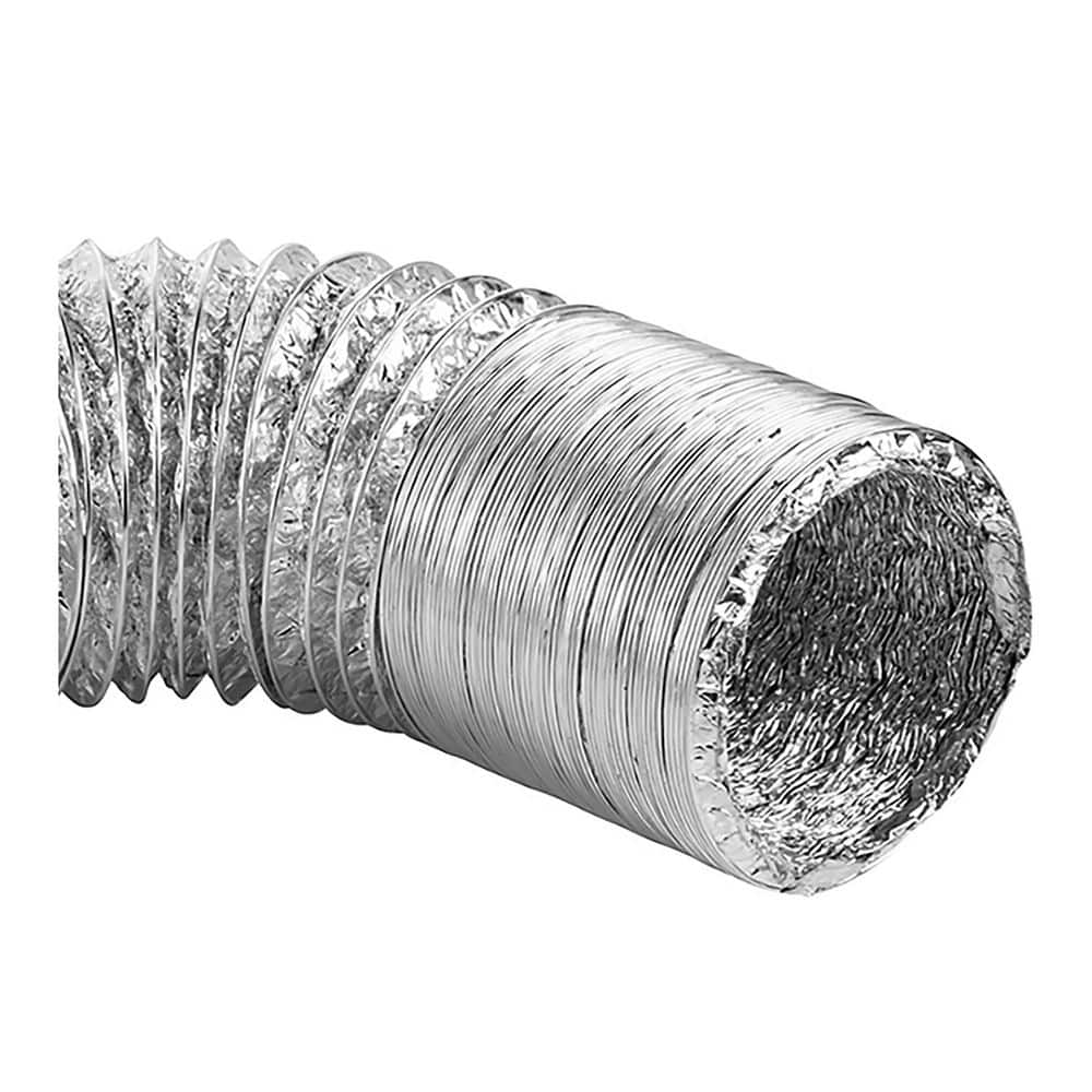 Lambro 4 in. x 50 ft UL 2158A Clothes Dryer Foil Flexible Transition Duct (3)