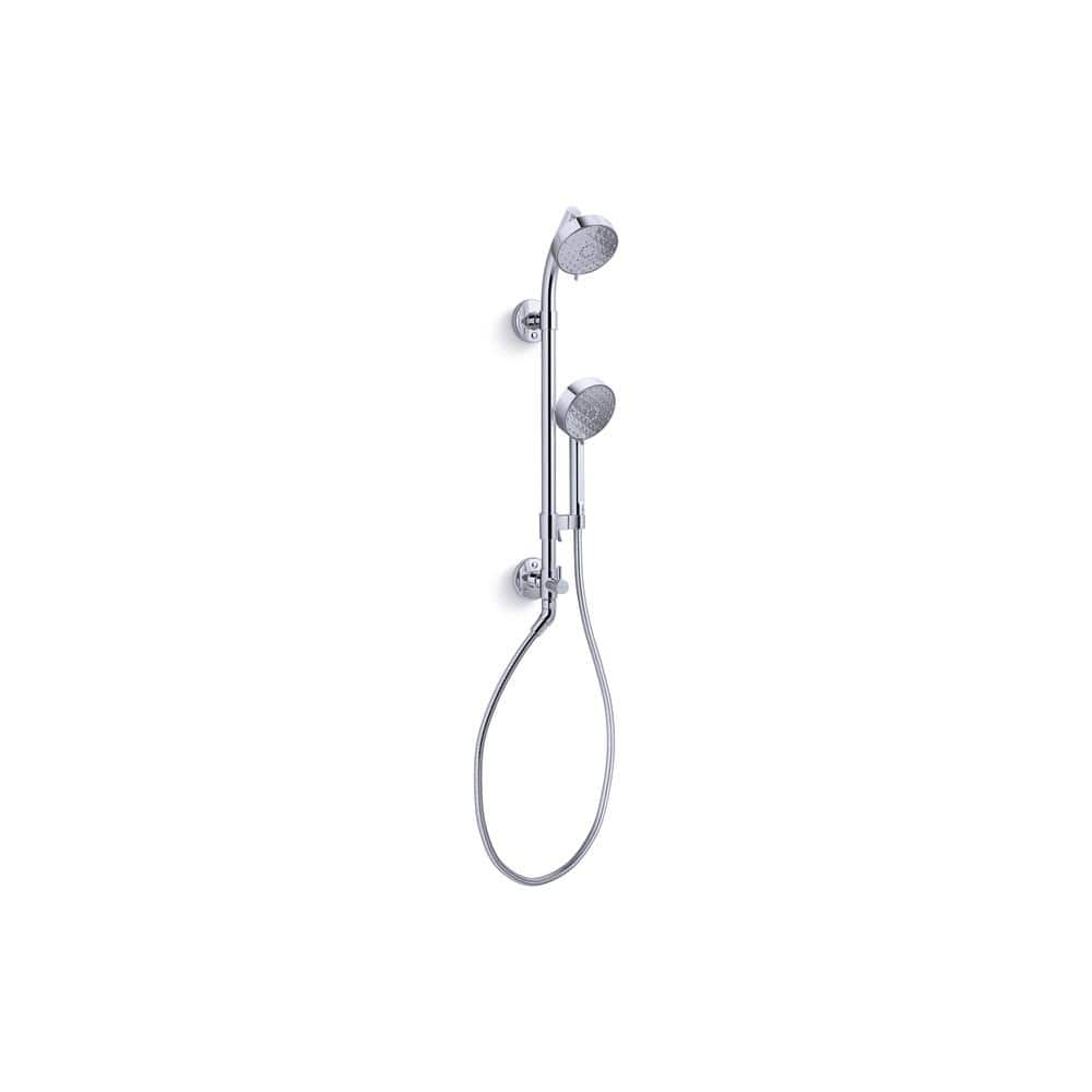 KOHLER HydroRail-S 3-Spray Shower Column Kit in Polished Chrome (1)