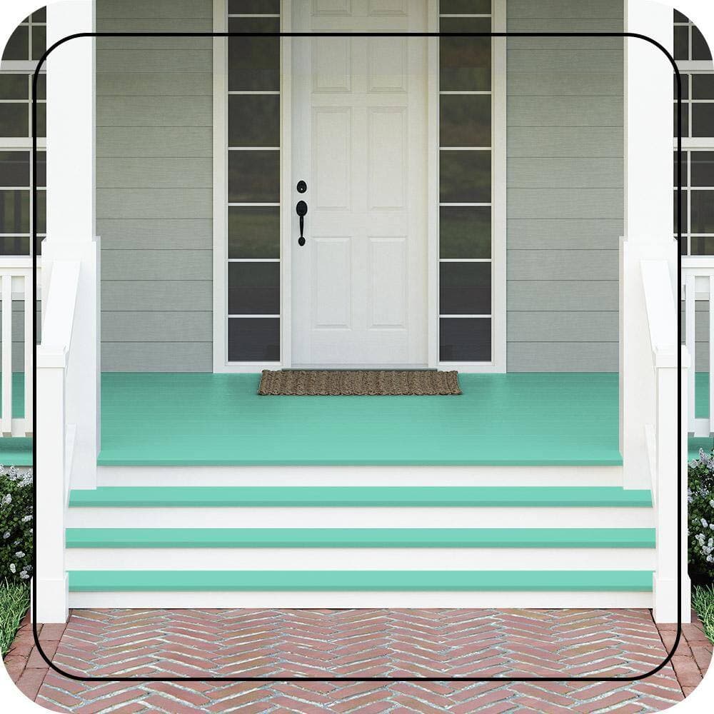 BEHR PREMIUM #480A-3 Textured Low-Lustre Enamel Interior/Exterior Porch and Patio Anti-Slip Floor Paint (2)
