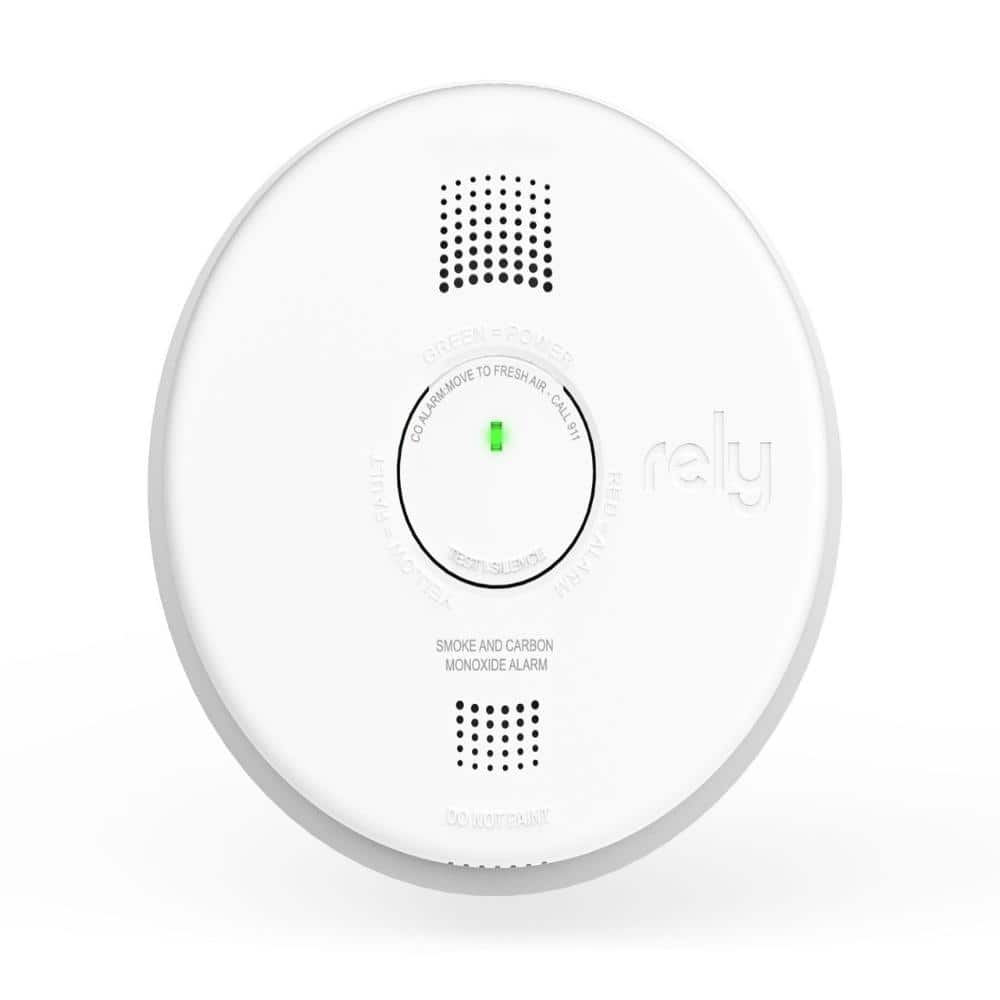Rely Battery Operated Combination Smoke and CO Alarm w/ Voice Alerts, AA Batteries (3)
