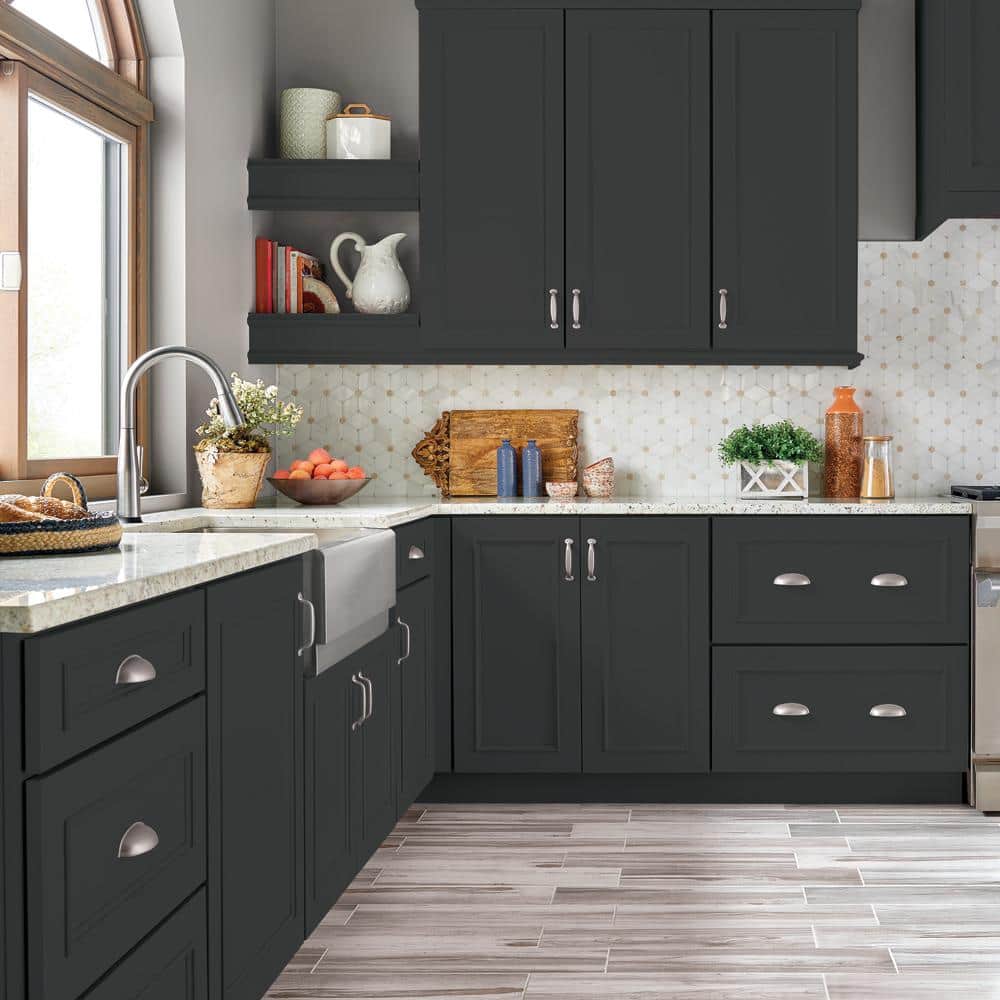 BEHR PREMIUM #N520-7 Enamel Interior/Exterior Cabinet, Door & Trim Paint (4)