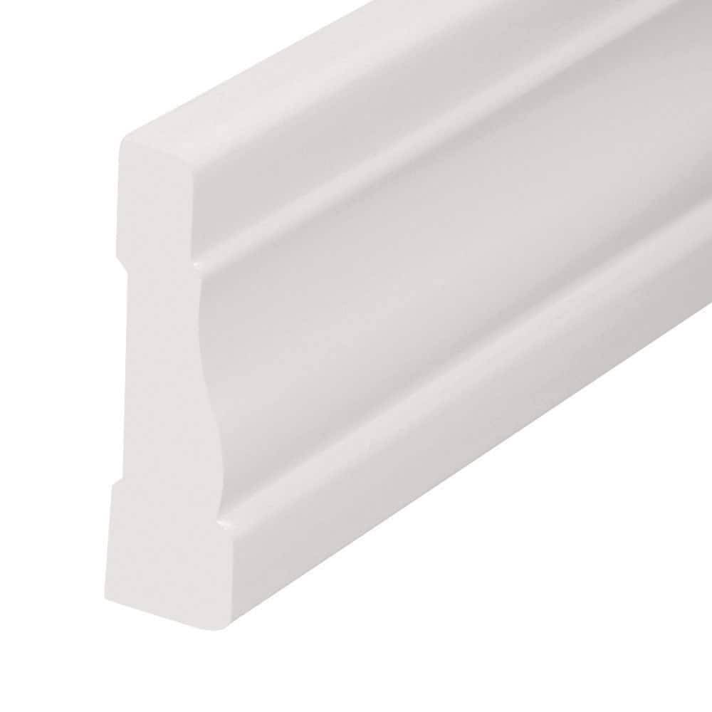 Royal Mouldings 2355 11/16 in. x 2 1/4 in. x 96 in. Colonial Primed PVC Casing (1-Piece − 8 Total Linear Feet)