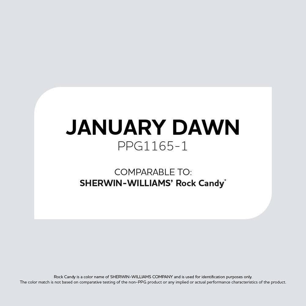 Glidden Diamond 1 gal. PPG1165-1 January Dawn Satin Interior Paint with Primer (2)
