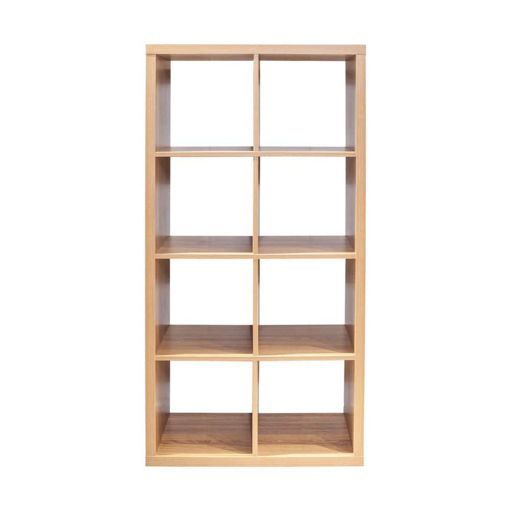 Tahanbath 15.35 in. W x 29.92 in. D x 57.52 in. H MDF Freestanding Linen CabinetLinen Cabinet with 4-Shleves in Walnut (1)