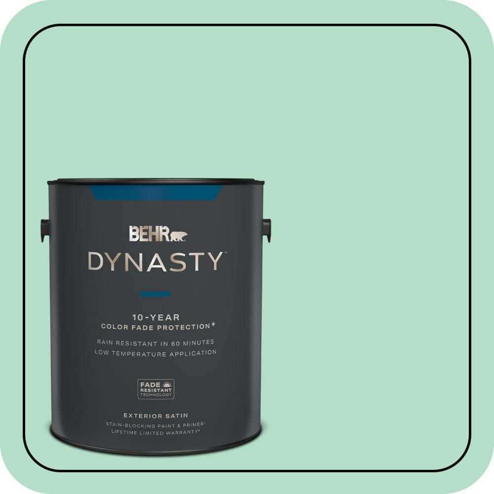 BEHR DYNASTY 1 gal. #MQ4-18 Free Spirit Satin Enamel Exterior Stain-Blocking Paint & Primer