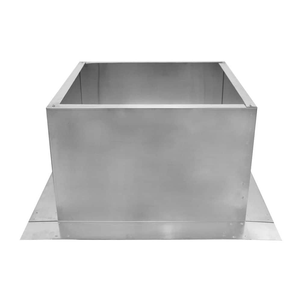 Active Ventilation Box is 19 in. Wide x 19 in. Long x 12 in. High Aluminum Roof Curb (3)