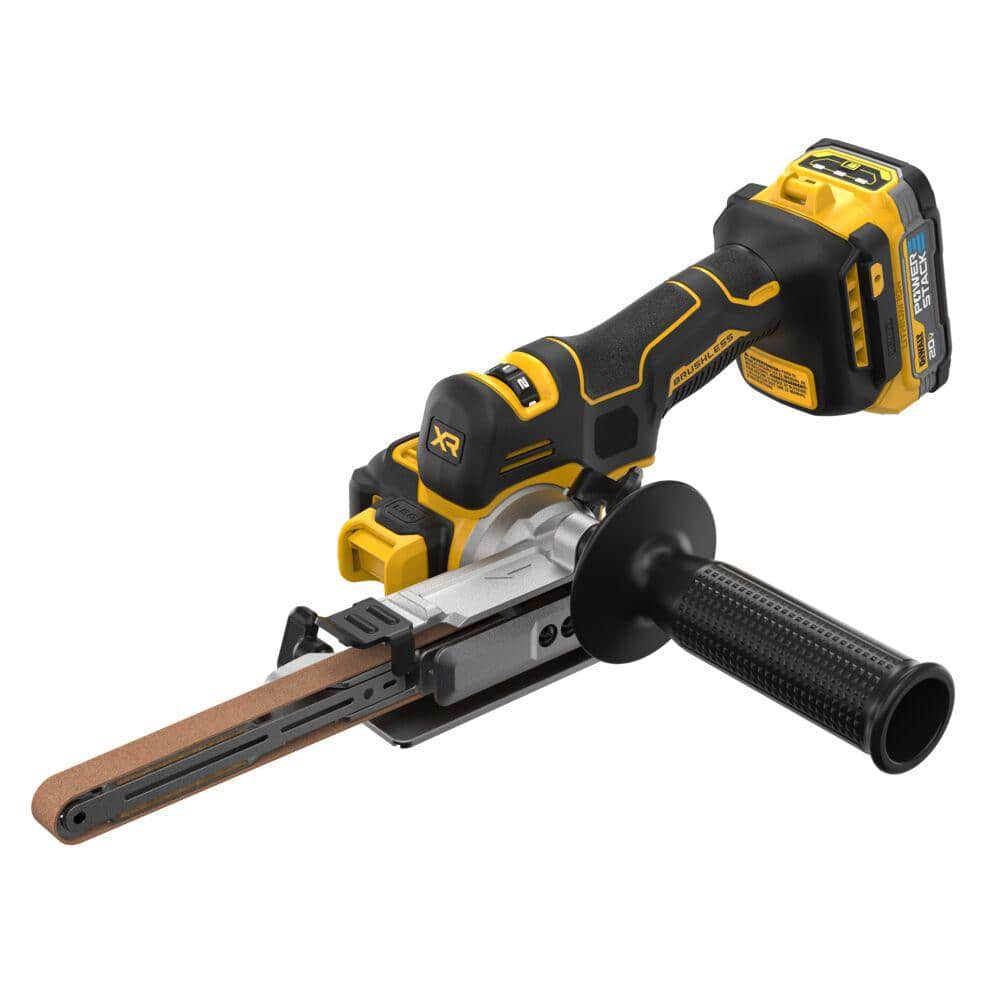 DEWALT 20-Volt MAX XR Lithium-Ion 18 in. Cordless Bandfile Kit with 1.7 Ah Battery, Charger and (2) 80 Grit Belts (3)