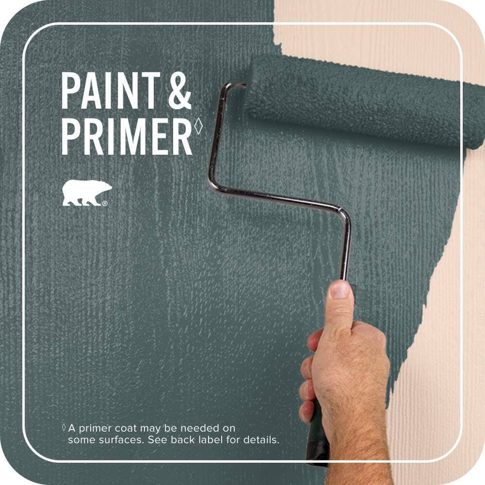 BEHR PREMIUM PLUS 5 gal. #PPU12-20 Underwater color Flat Exterior Paint & Primer (3)