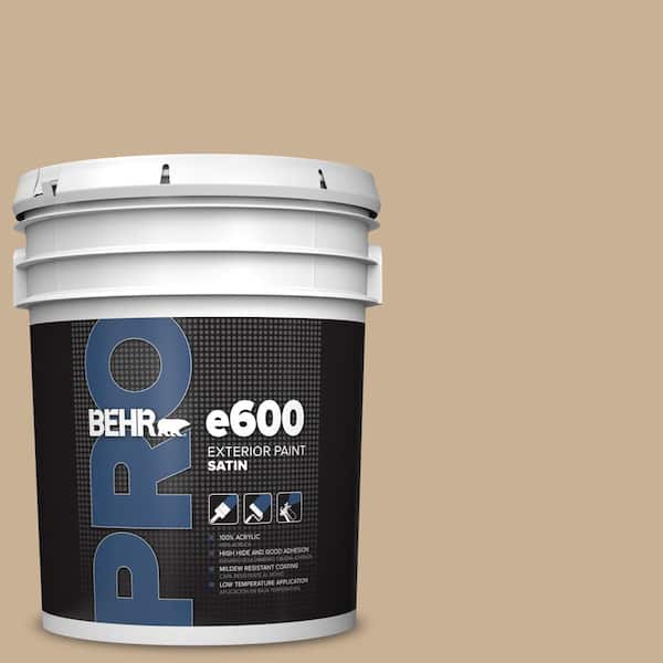 BEHR PRO 5 gal. #MQ2-46 Basswood Satin Enamel Exterior Paint (2)