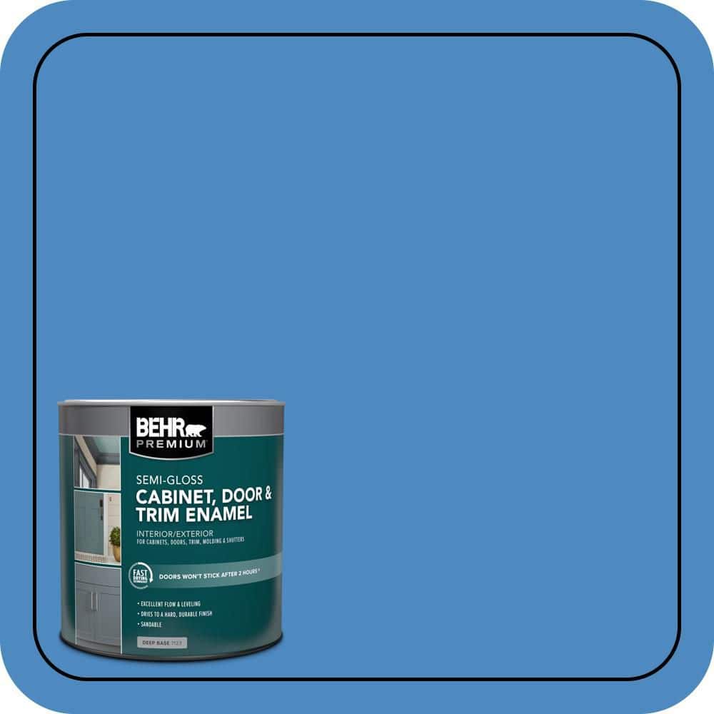 BEHR PREMIUM 1 qt. #P520-5 Boat House Semi-Gloss Enamel Interior/Exterior Cabinet, Door & Trim Paint