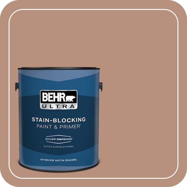 BEHR PREMIUM PLUS #BIC-16 Brandied Pears Enamel Interior/Exterior Paint & Primer Color Sample (4)