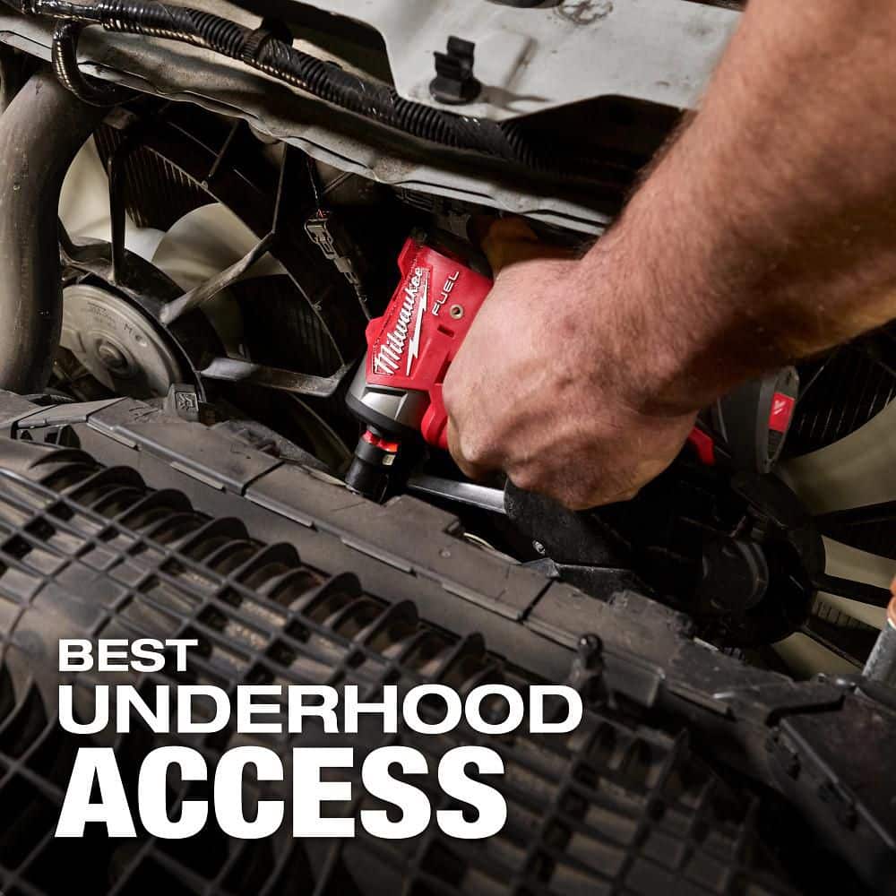 Milwaukee M12 FUEL 12V Lithium-Ion Brushless Cordless . Subcompact Impact Wrench w/ Friction Ring (4)