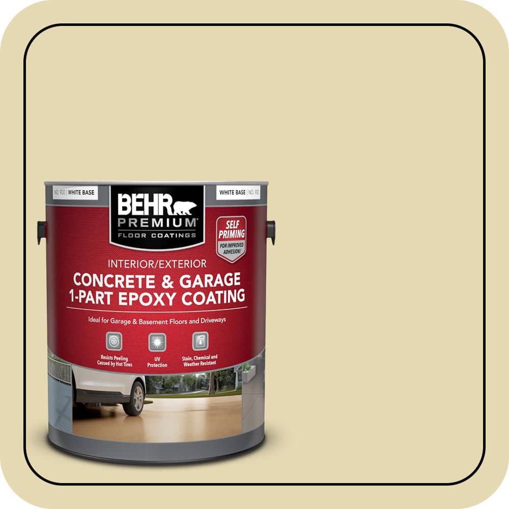 BEHR PREMIUM #MQ3-42 Self-Priming 1-Part Epoxy Satin Interior/Exterior Concrete and Garage Floor Paint (1)