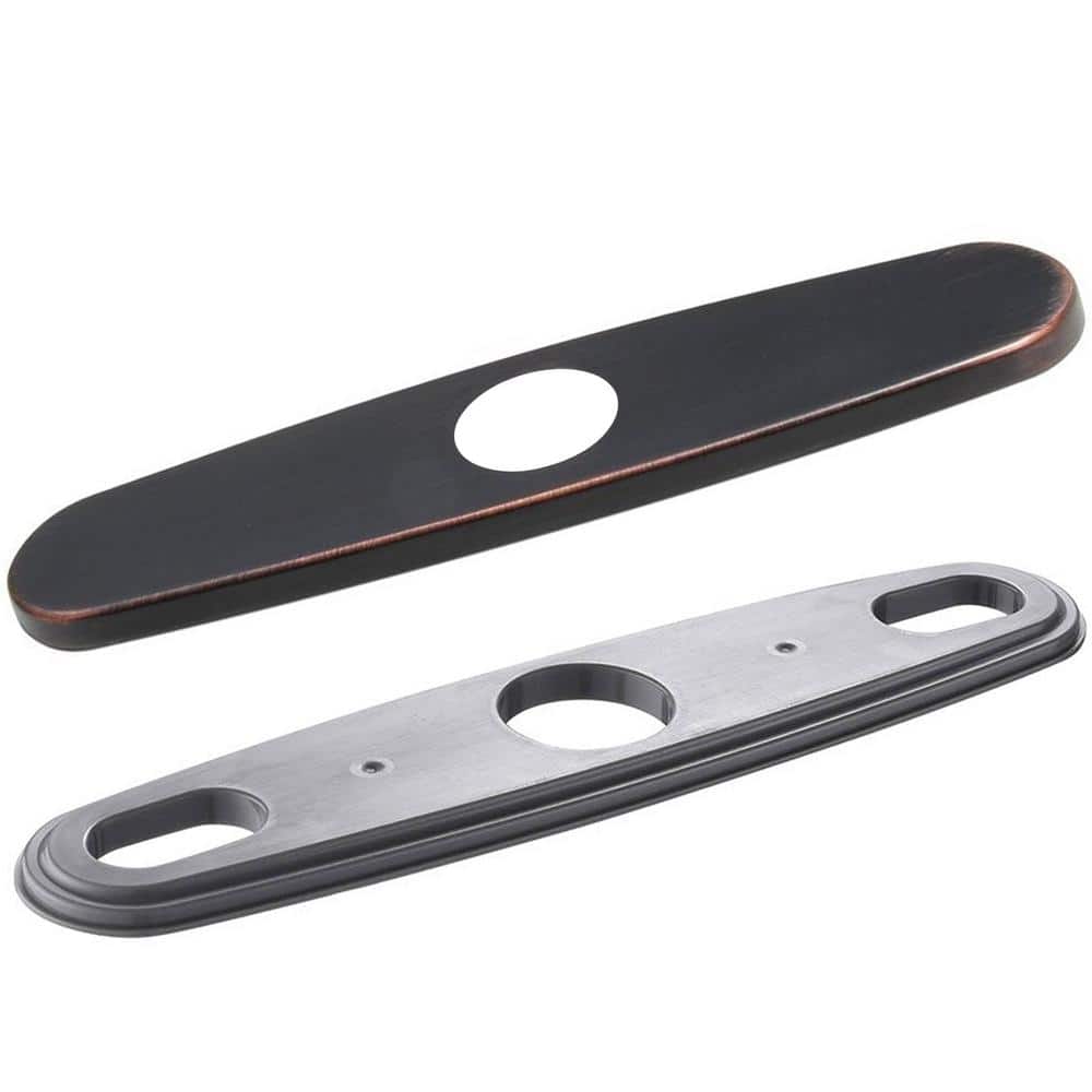 Novatto Universal 10 in. Kitchen Sink Faucet Single Hole Solid Brass Deck Plate Escutcheon (4)