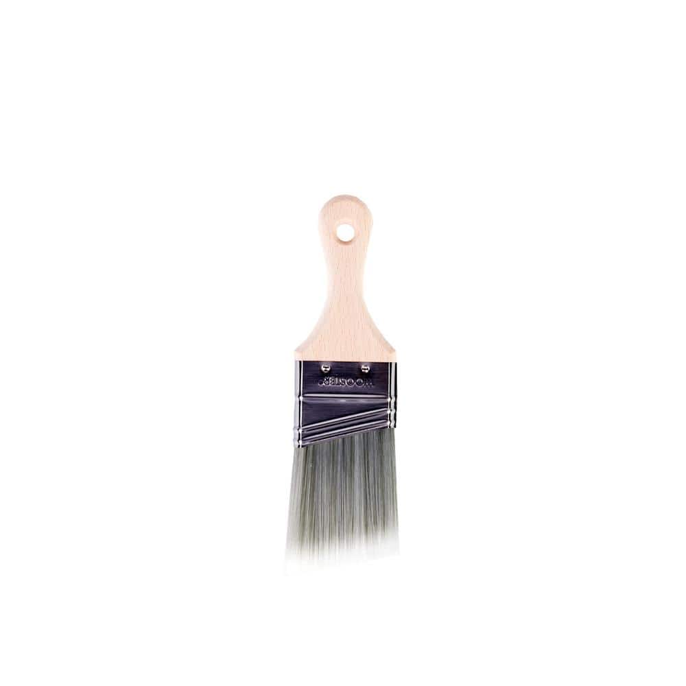 Wooster 2 in. Silver Tip Polyester Short Handle Angle Sash Brush (2)