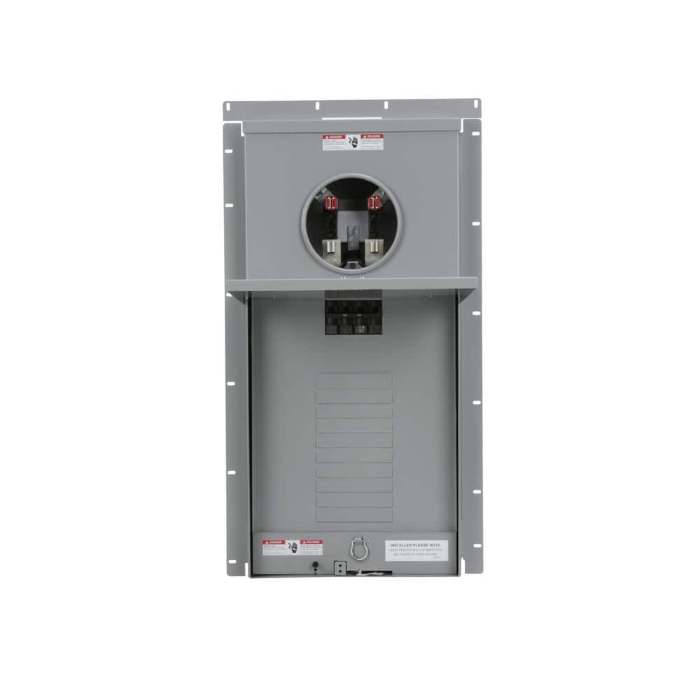 Siemens 200 Amp 20-Space 40-Circuit Overhead Flush Meter Combo Load Center