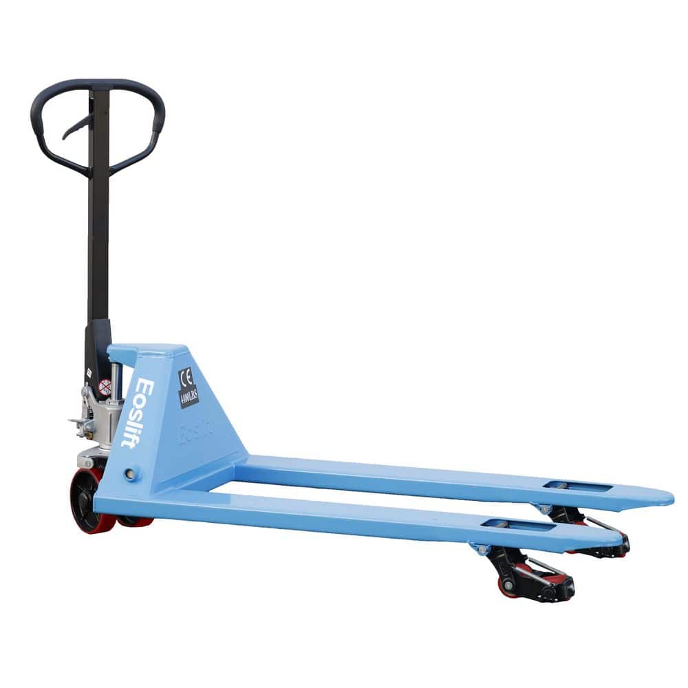 Eoslift 4,400 lbs. 27 in. x 47 in. Forks Industrial Grade M20TWO (Four way) Manual Pallet Jack (1)