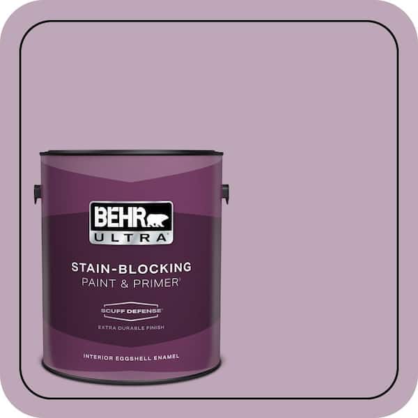 BEHR ULTRA 1 gal. #680F-4 Soft Heather Extra Durable Eggshell Enamel Interior Paint & Primer (2)
