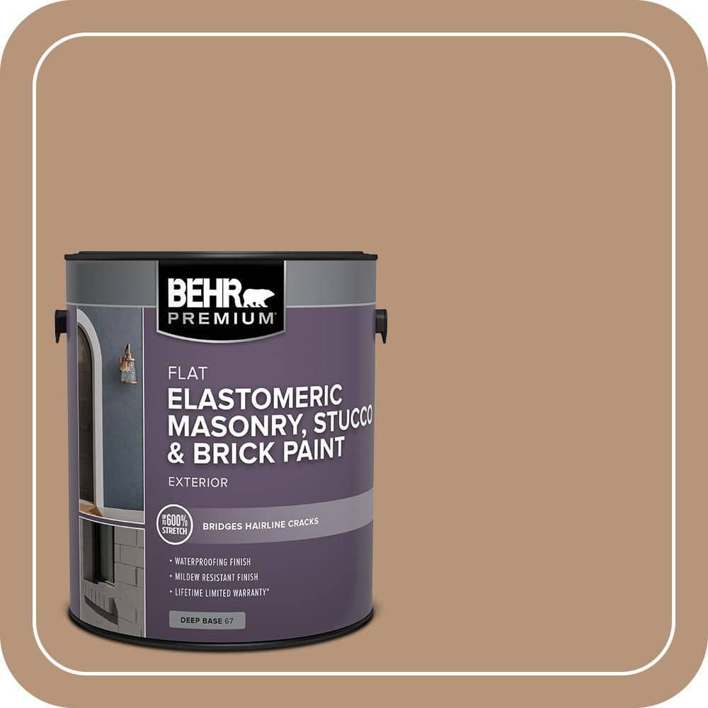 BEHR PREMIUM 5 gal. #MS-17 Tierra Elastomeric Masonry, Stucco and Brick Exterior Paint (1)