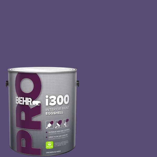 BEHR PRO 1 gal. #MQ5-42 Perpetual Purple Eggshell Interior Paint (2)
