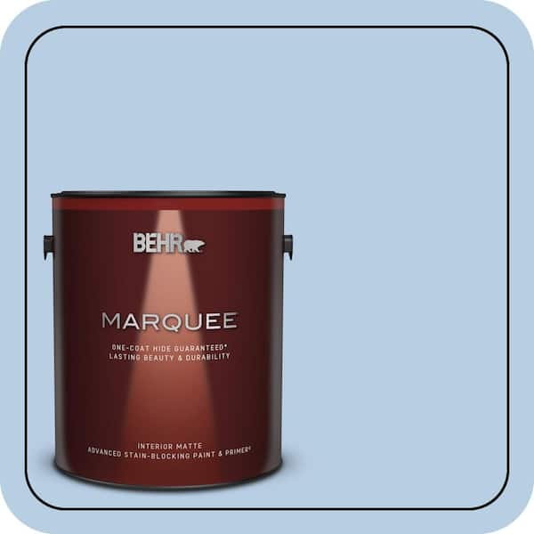 BEHR MARQUEE 1 gal. #570C-3 Tender Twilight Matte Interior Paint & Primer (2)