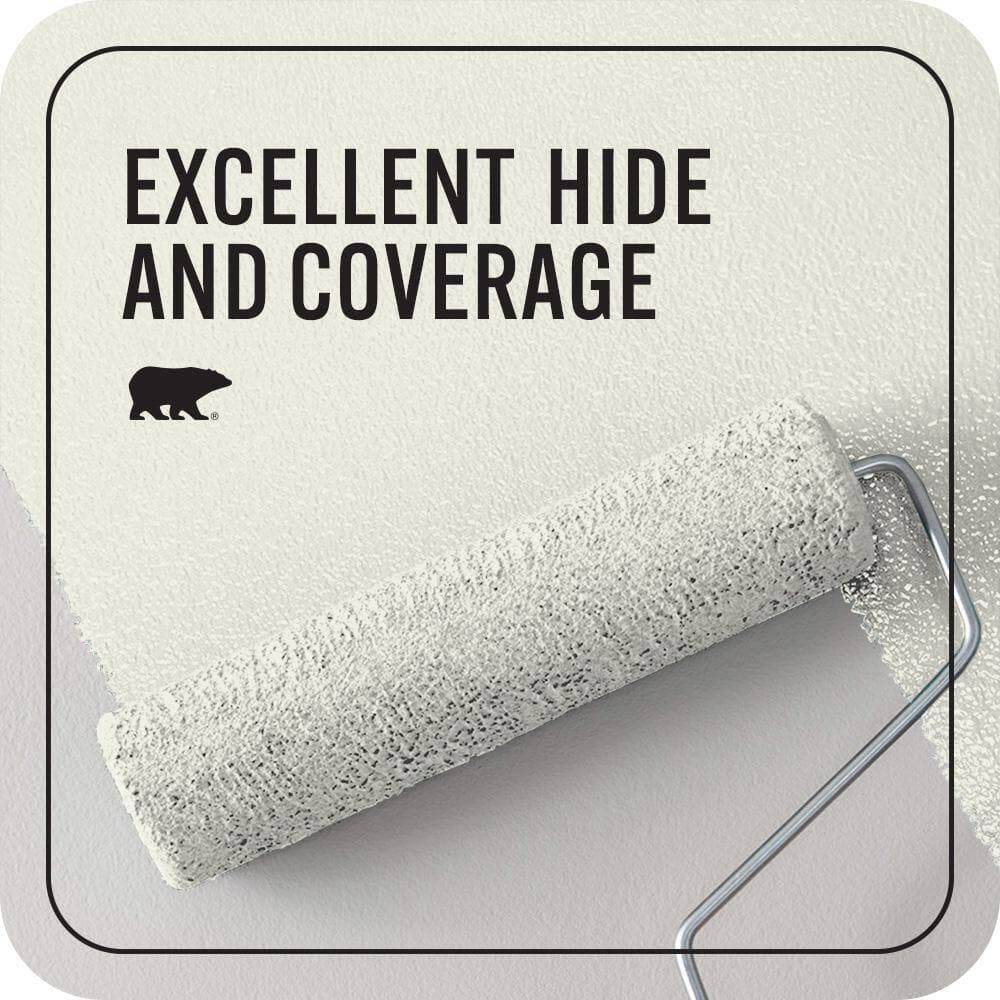 BEHR PREMIUM PLUS #PPU10-13 Snowy Pine Flat EcoMix Plant-Based & Primer (2)