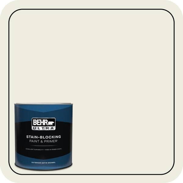 BEHR PREMIUM PLUS #GR-W09 Snowfall White Enamel Low Odor & Primer (3)